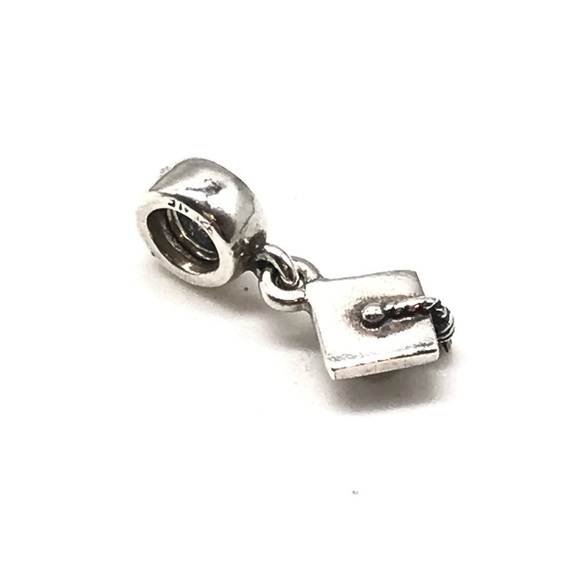 Pandora Graduation Cap Dangle Charm - Picture 2 of 4